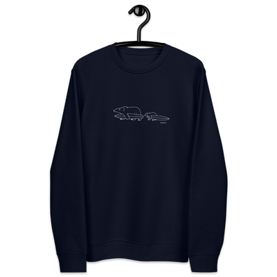 Bears Surfers Organic Unisex Sweatshirt