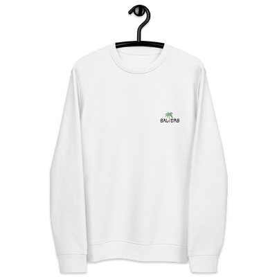 Palms Yang Black Organic Unisex Sweatshirt